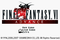 Final Fantasy VI Advance Title Screen